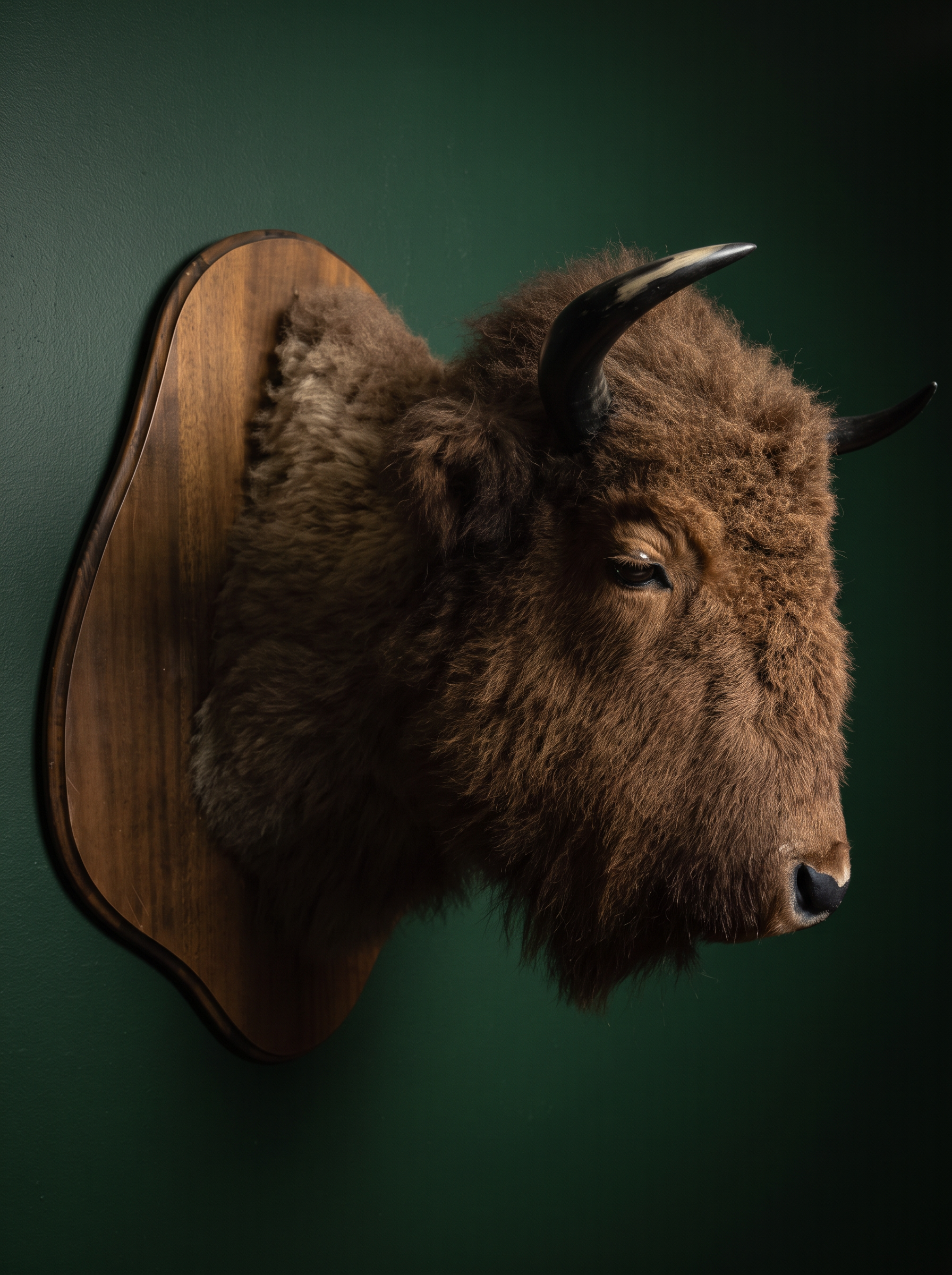 An American Bison Shoulder Mount